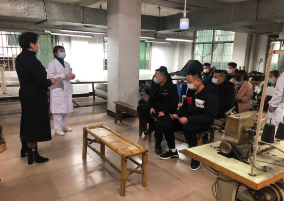 月塘街道社区卫生服务中心 助力辖区企业复工复产