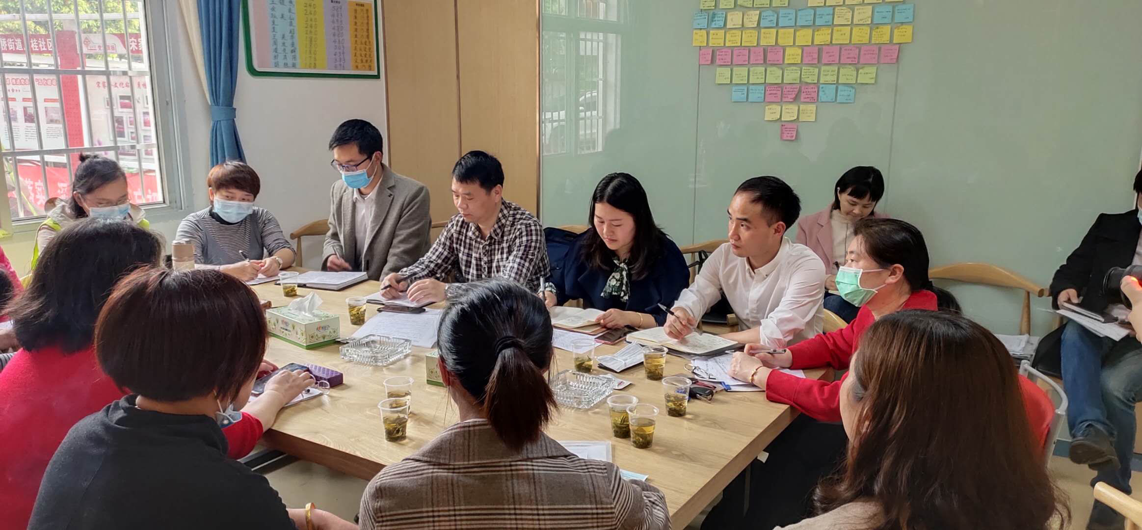 区网格化管理服务中心到宋家桥街道调研三社联动和城乡帮困工作
