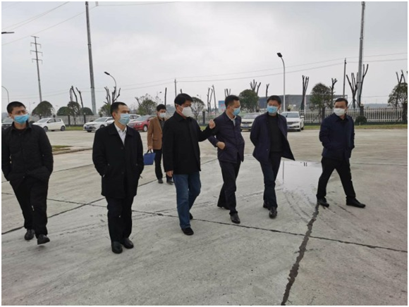 市科技局局长陈大雄带队到攸县调研科技成果转化项目复工复产及项目进展情况