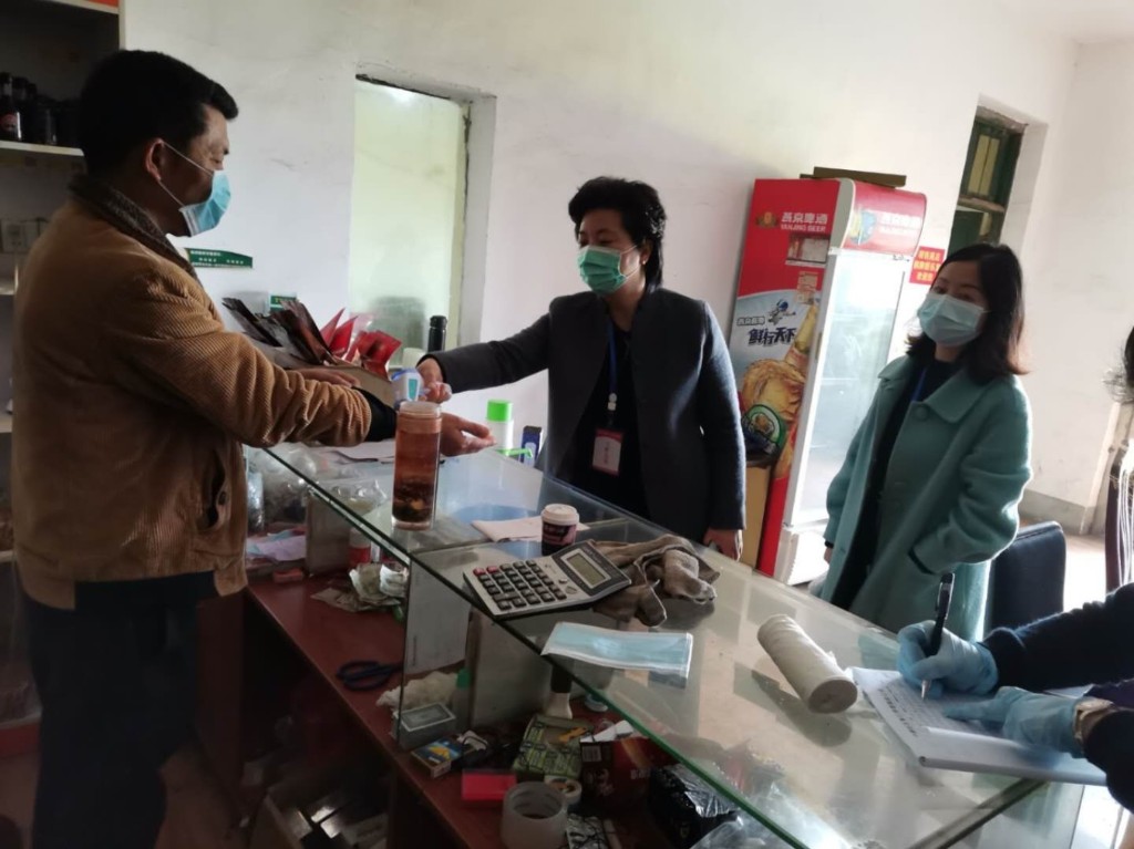市残联来我区开展防疫志愿活动