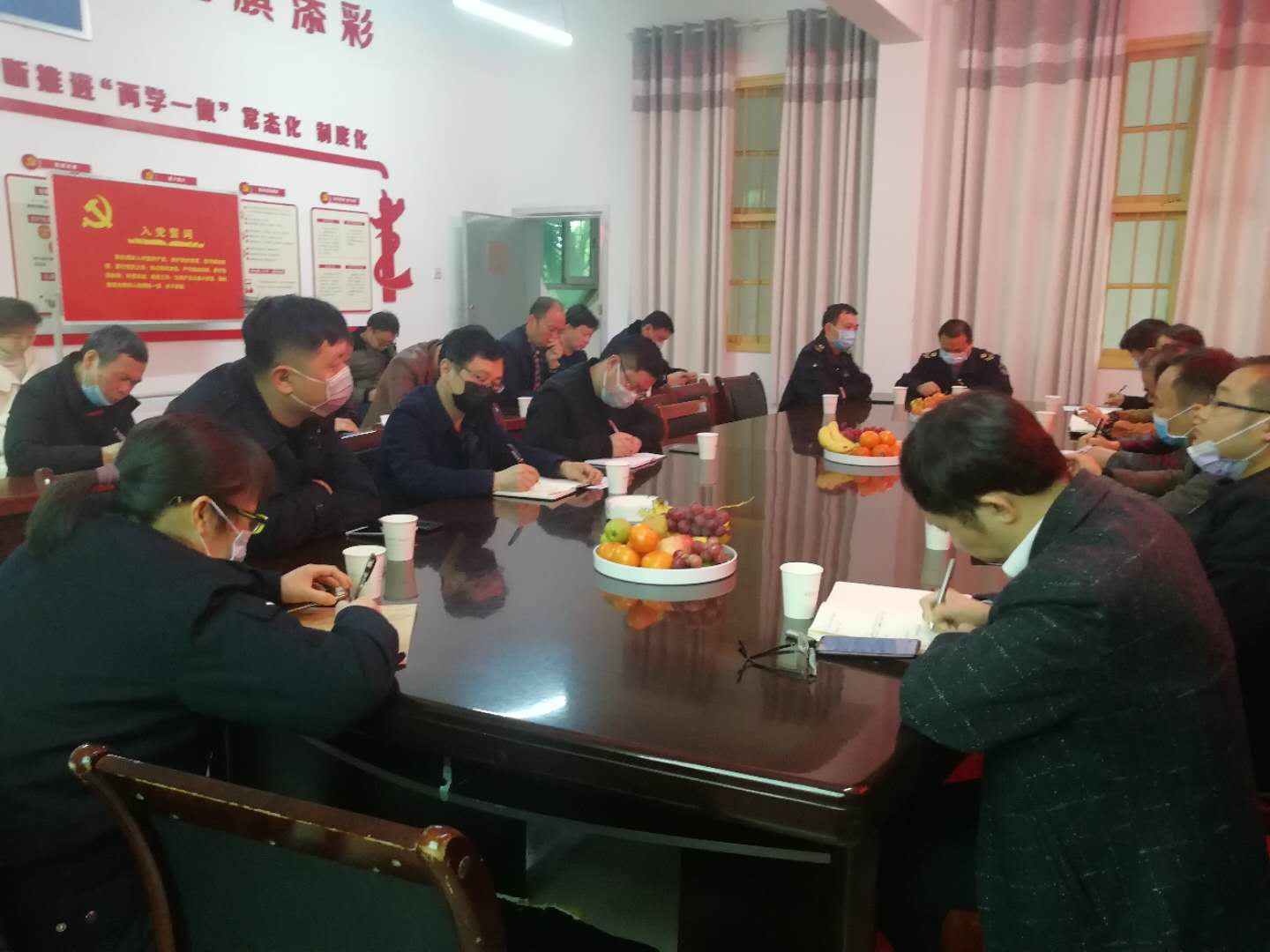 菜花坪市场监督管理所护航学校复课  约谈攸县第四中学食堂负责人