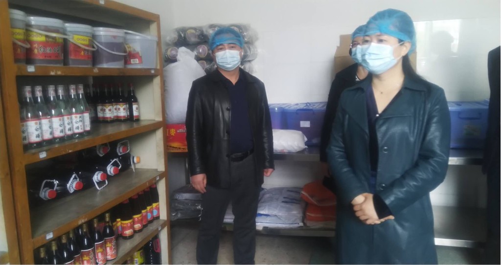 区人民政府副区长蔡滔带队督查小学疫情防控和食品安全工作情况