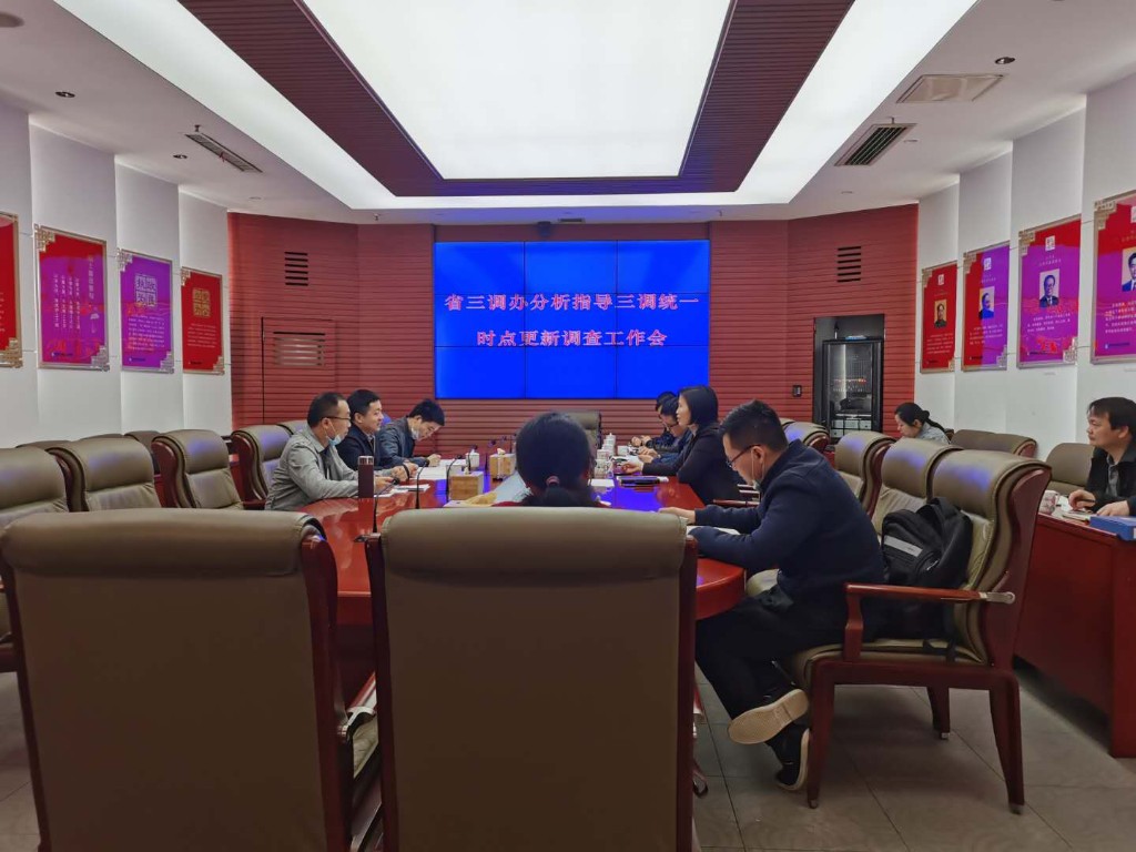 省三调办一行来我区检查督导三调统一时点更新工作