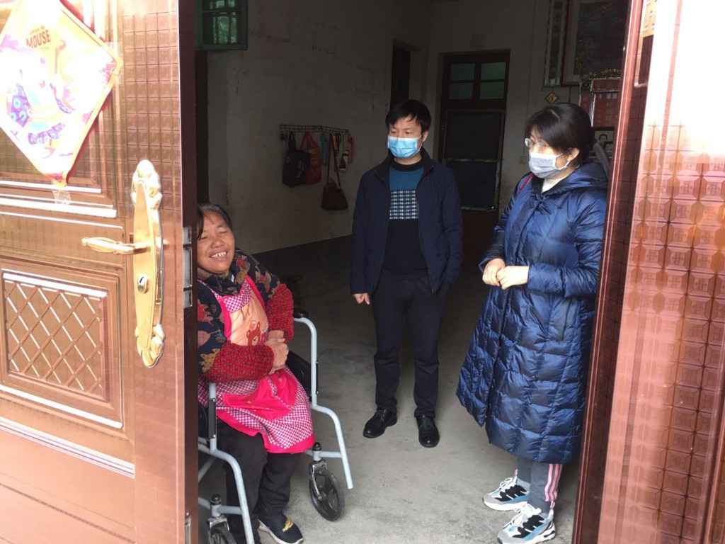 县残联集中走访助脱贫