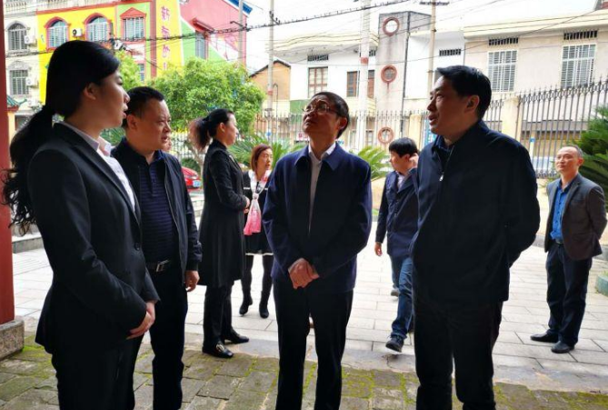 省文化和旅游厅副厅长郭固权调研我县革命文物保护和红色旅游基地建设