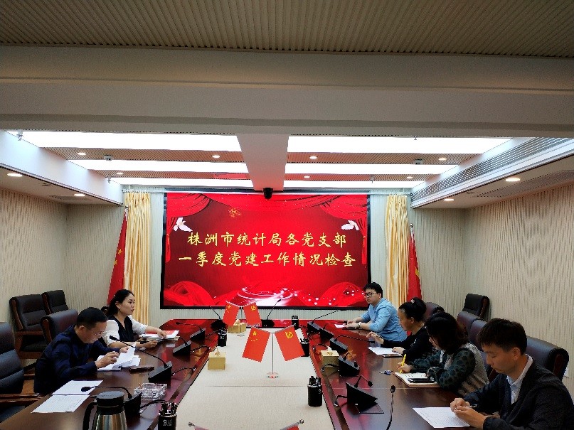 株洲市统计局开展一季度党建工作检查