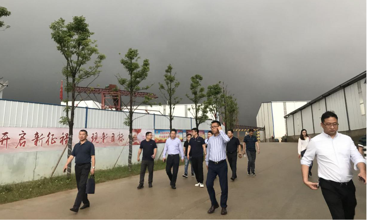 省建筑垃圾资源化利用工作联席会议办公室 来株调研建筑垃圾管理和资源化利用工作