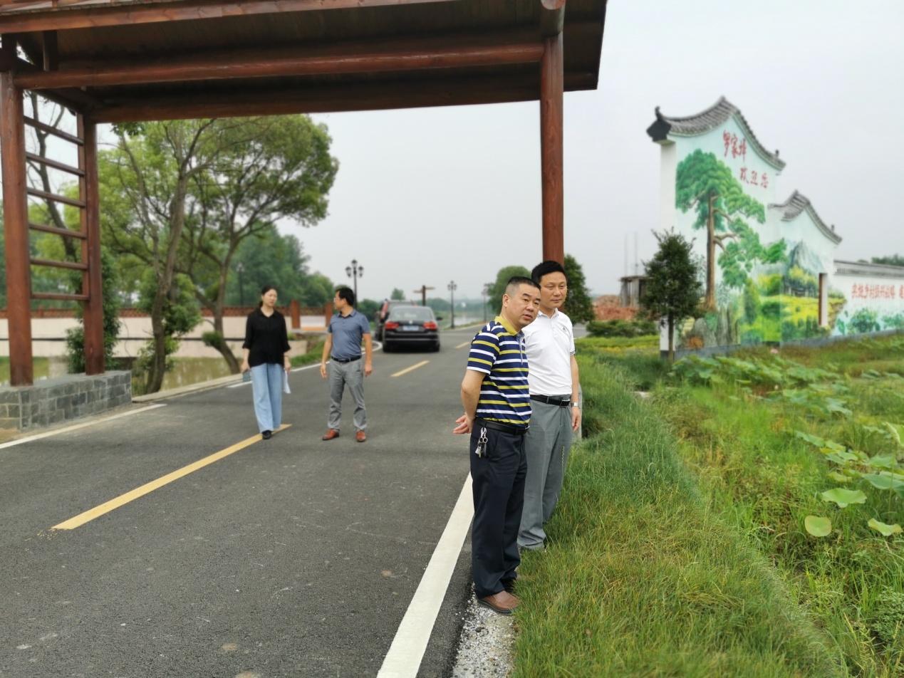 市水利局来攸检查国家水土保持重点治理工程
