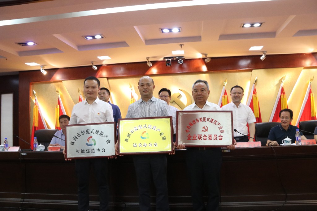 株洲市装配式智能建造业协会及企业联合党委成立大会在荷塘区召开