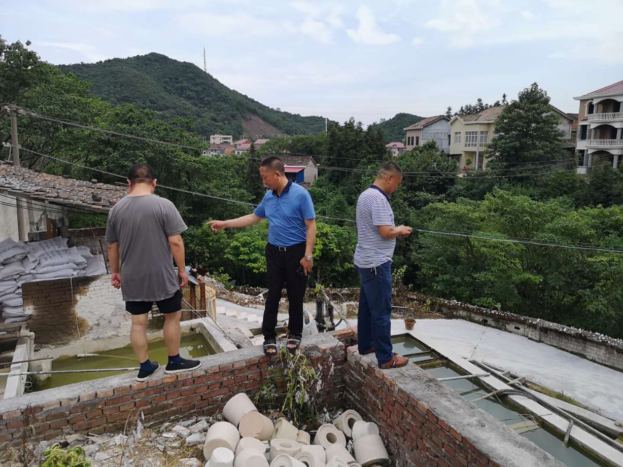 株洲市生态环境局醴陵分局对入河排污口进行现场核查