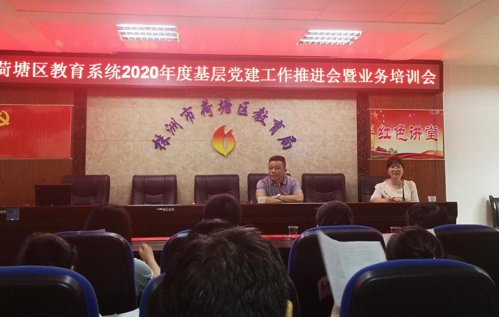 区教育局召开年度基层党建工作推进会暨党建业务培训会