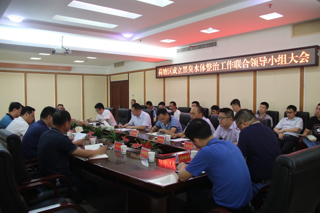 荷塘区召开成立黑臭水体整治工作联合领导小组大会