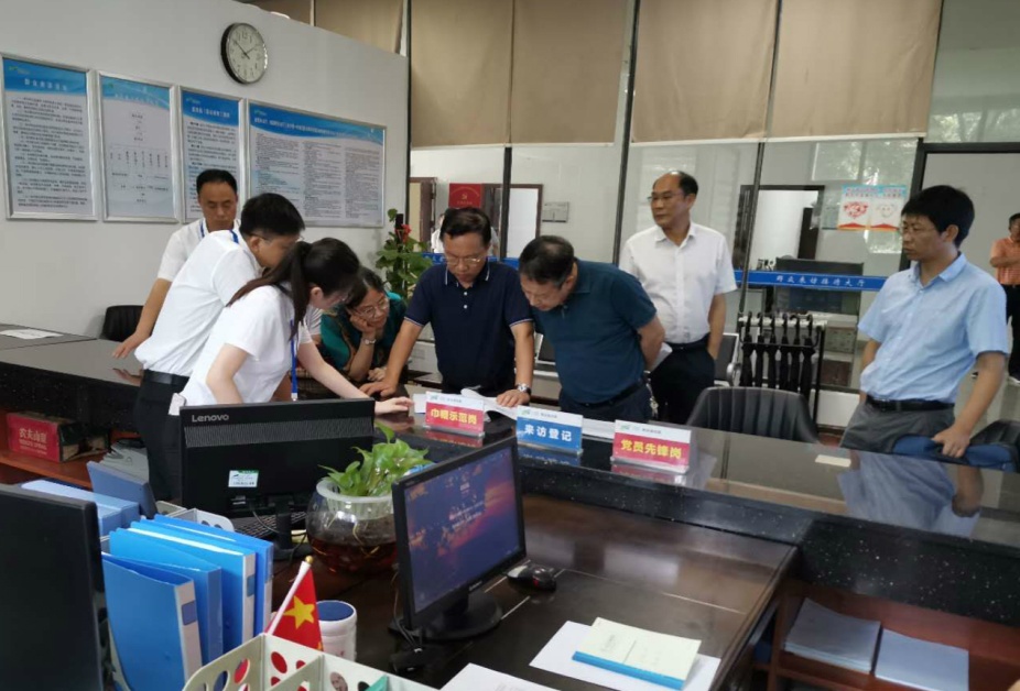 省信访联席办专职副主任林中柱来株调研指导工作