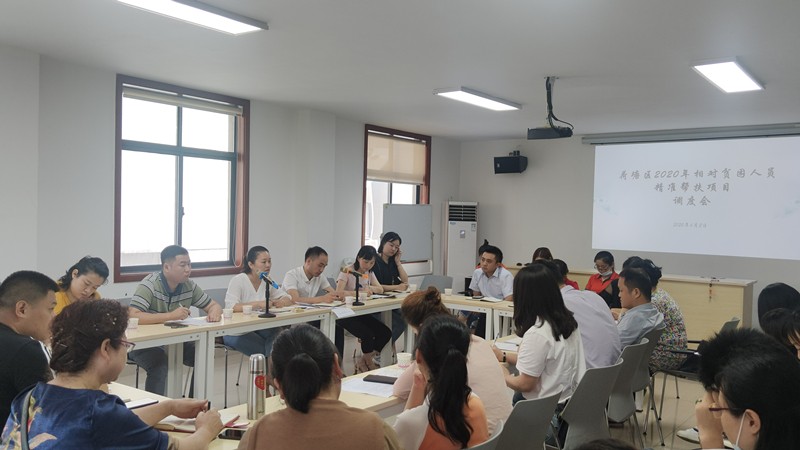 网格化中心组织召开2020年相对贫困人员精准帮扶项目调度会