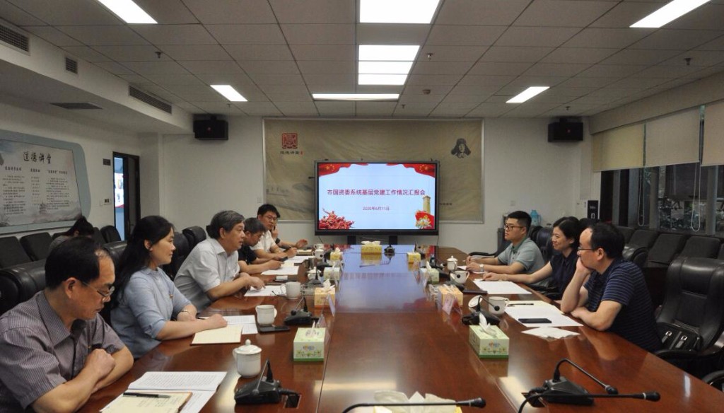市委组织部副部长赖晓智一行莅临市国资委调研党建工作