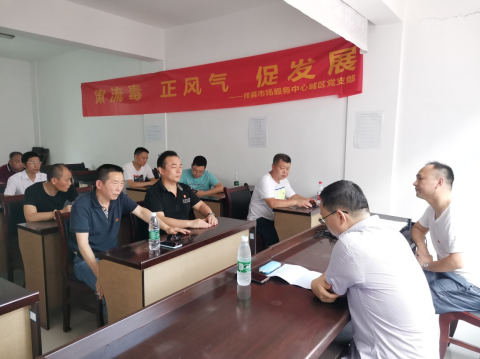 攸县市场服务中心城区、基层党支部 联合开展“缅怀先烈、致敬英雄”主题活动