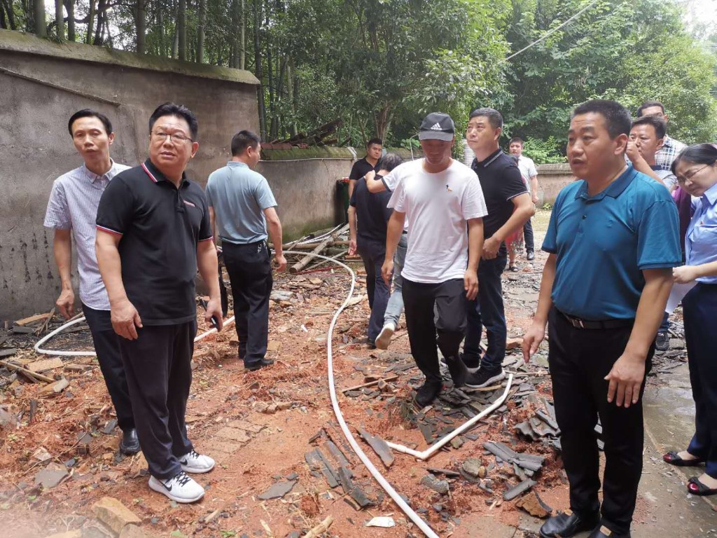 副市长谭可敏检查矿山安全和地灾防治工作