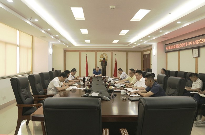 中共荷塘区委理论学习中心组召开2020年第五次集中学习研讨会