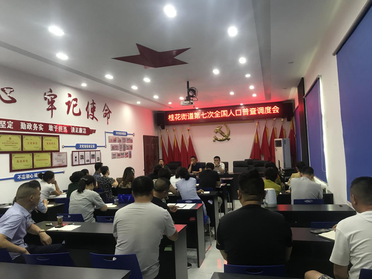 桂花街道认真做好第七次全国 人口普查地图绘制工作