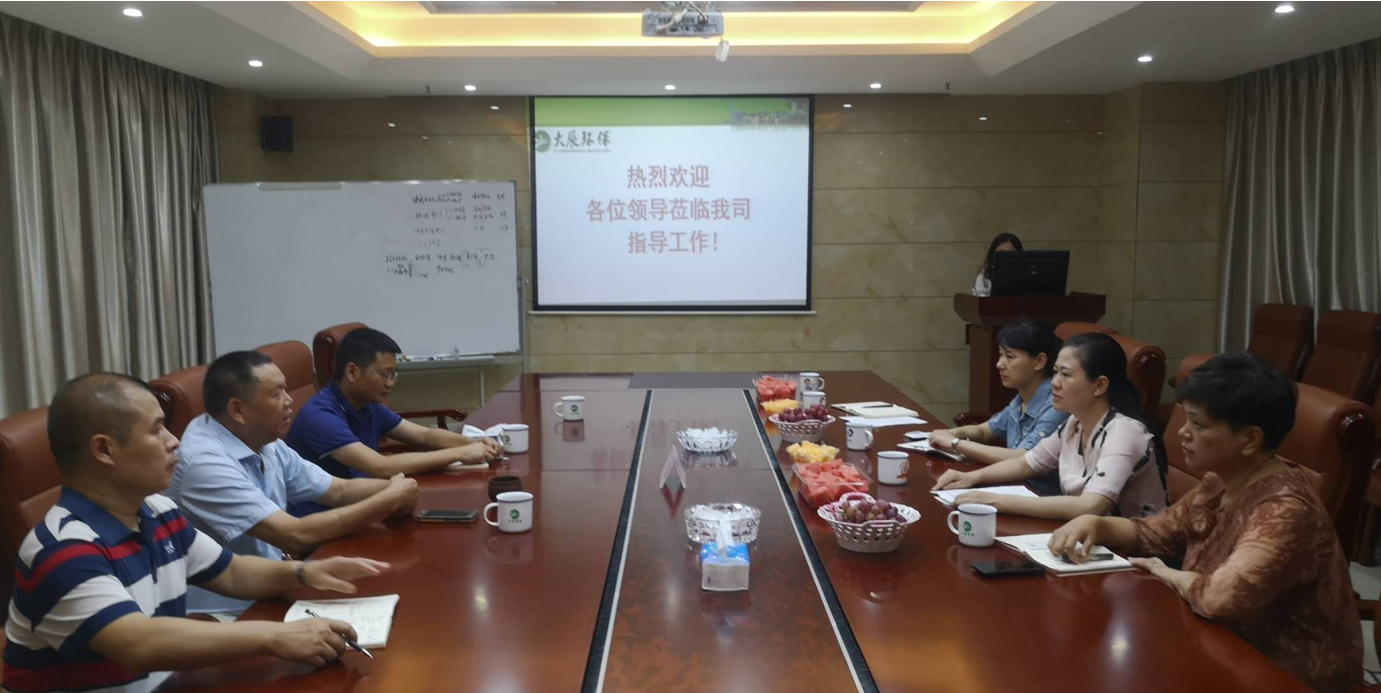 区人民政府副区长蔡滔调研环保企业
