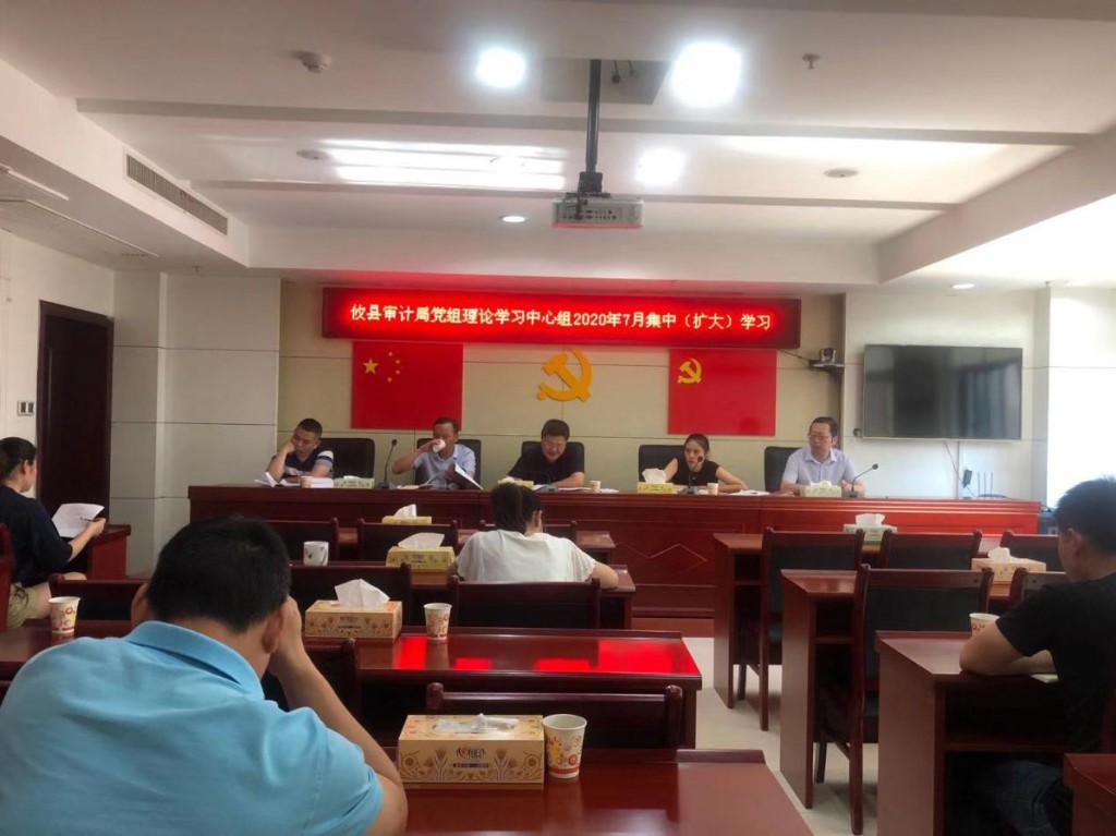 攸县审计局党组理论学习中心组开展 2020年7月集中(扩大)学习
