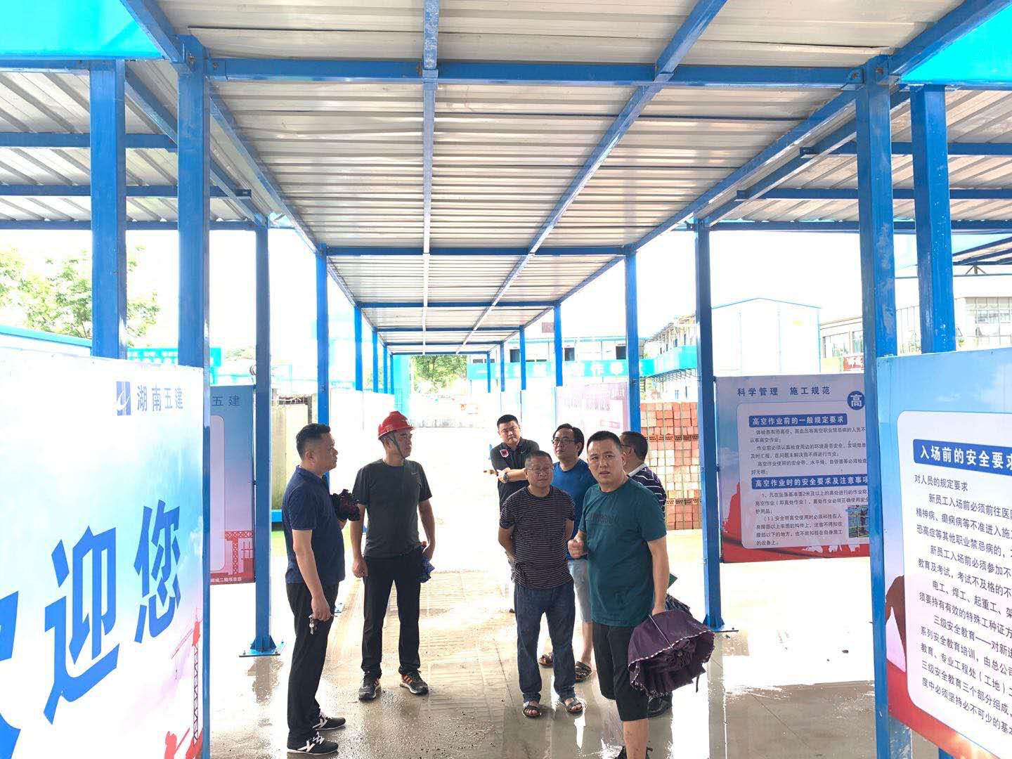 区应急局到桂花街道开展建筑工地安全生产大检查