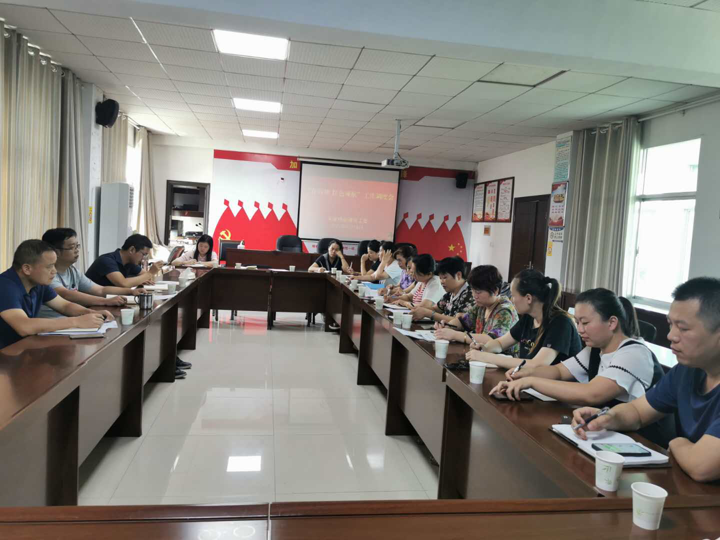 宋家桥街道召开“在荷塘 红色领航”工作  座谈会