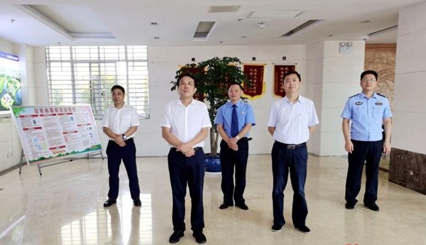 康月林调研督导全县扫黑除恶工作