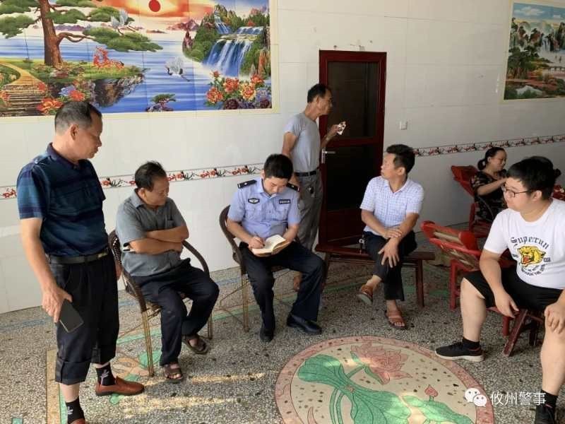丫江桥镇开展“警民共建 平安创建” 志愿服务活动