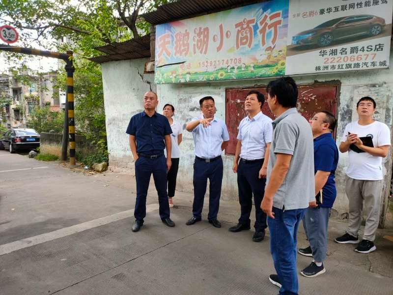 区领导调研交通运输和疫情防控工作