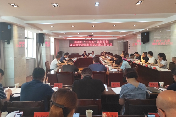 荷塘区组织召开"十四五"规划编制及省级专项规划跟踪对接工作会