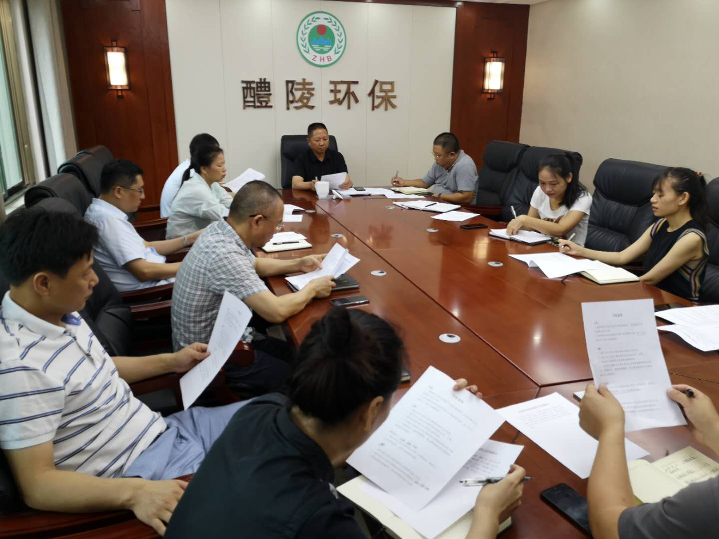 株洲市生态环境局醴陵分局召开创国卫迎检工作调度会