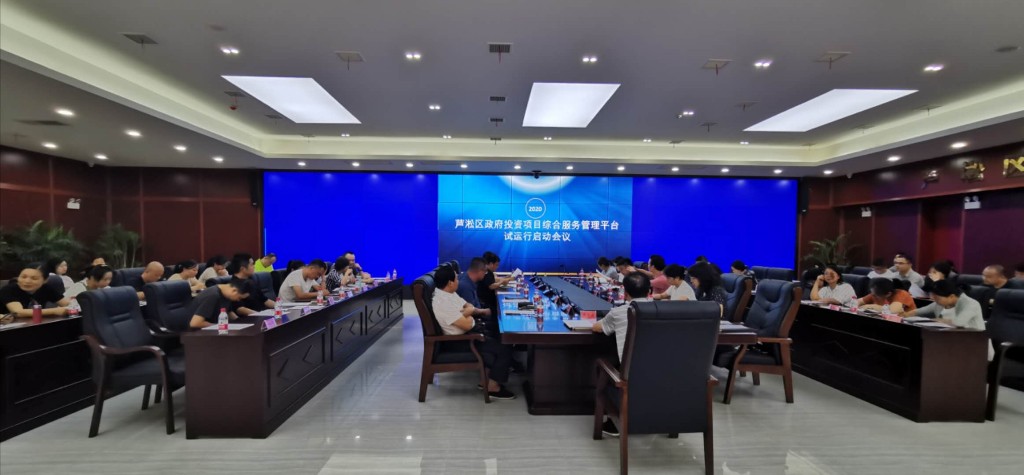 芦淞区召开政府投资项目综合服务管理平台试运行启动会议