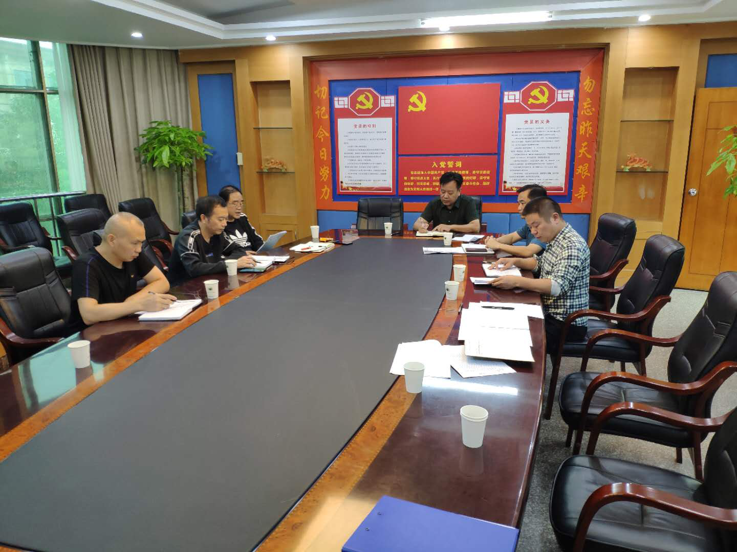 株洲市生态环境局攸县分局党组理论学习中心组开展2020年第三次集中学习
