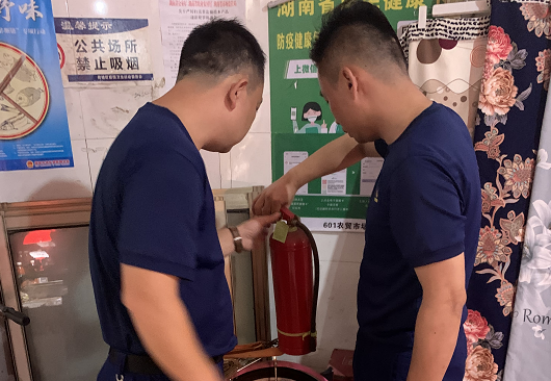 茨菇塘街道开展农贸市场消防安全检查
