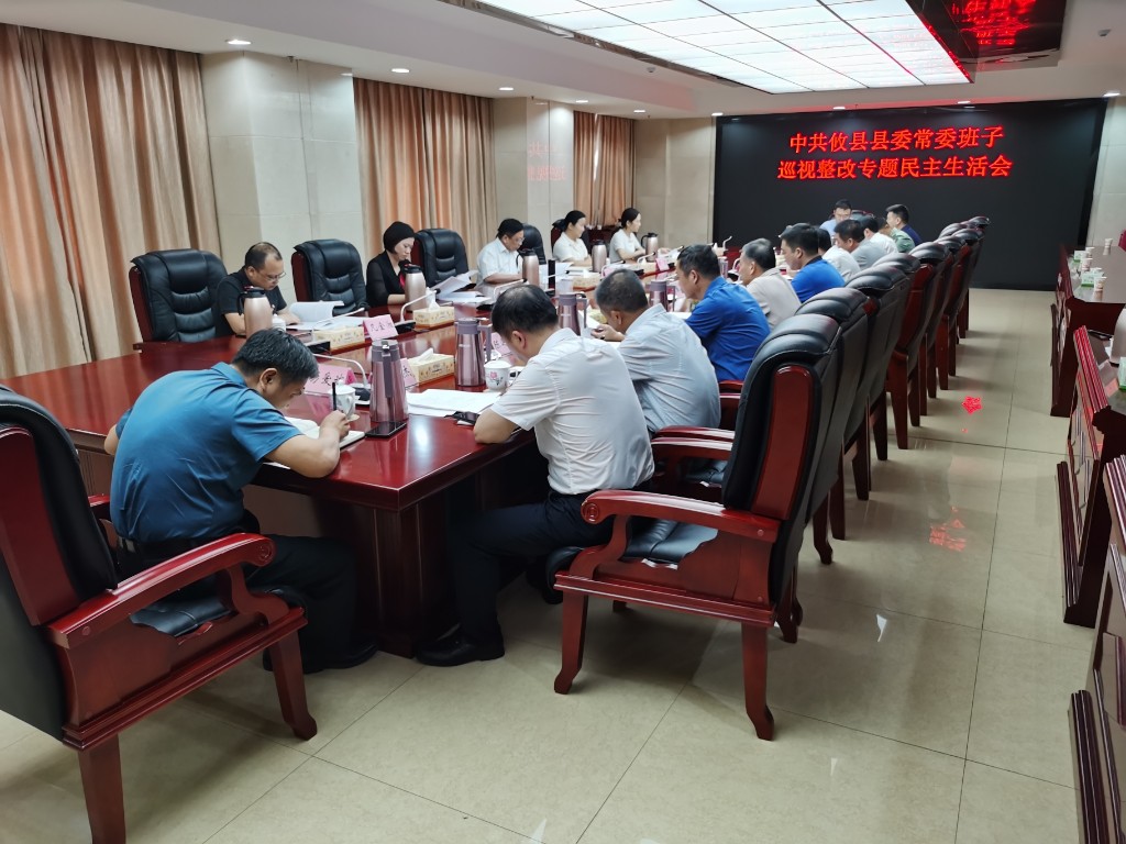 攸县召开县委常委班子巡视整改专题民主生活会