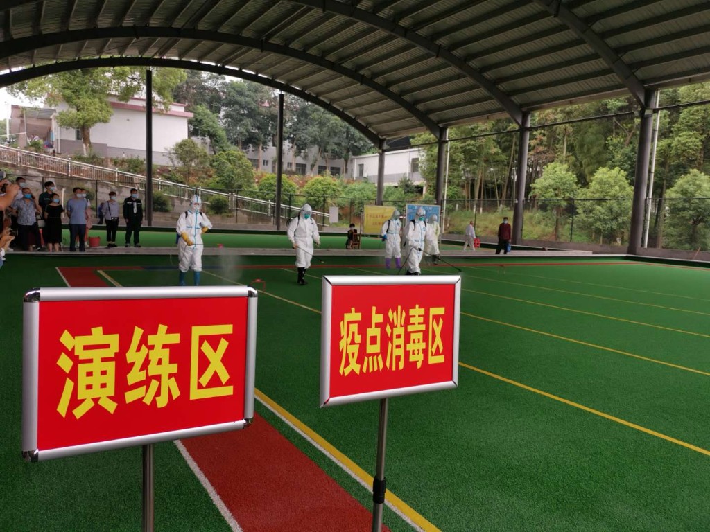 攸县：以练备战　开展2020年新冠肺炎疫情应急演练
