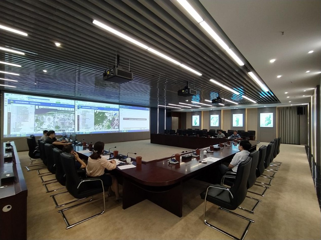 郭敏听取自然资源株洲市卫星应用技术中心专项汇报
