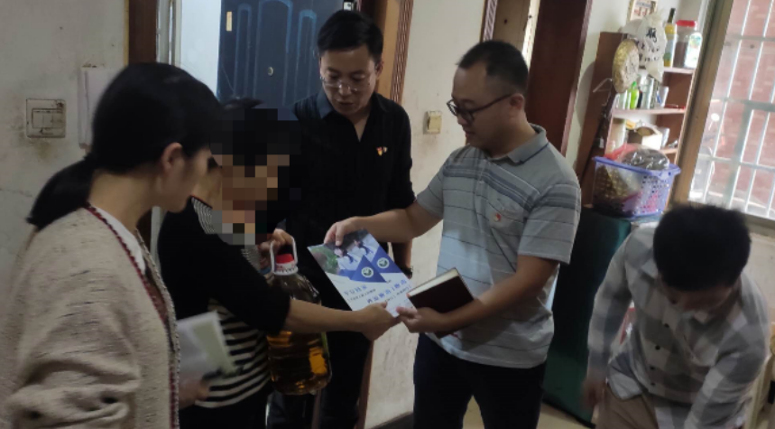 芦淞区走访慰问吸毒困难家庭