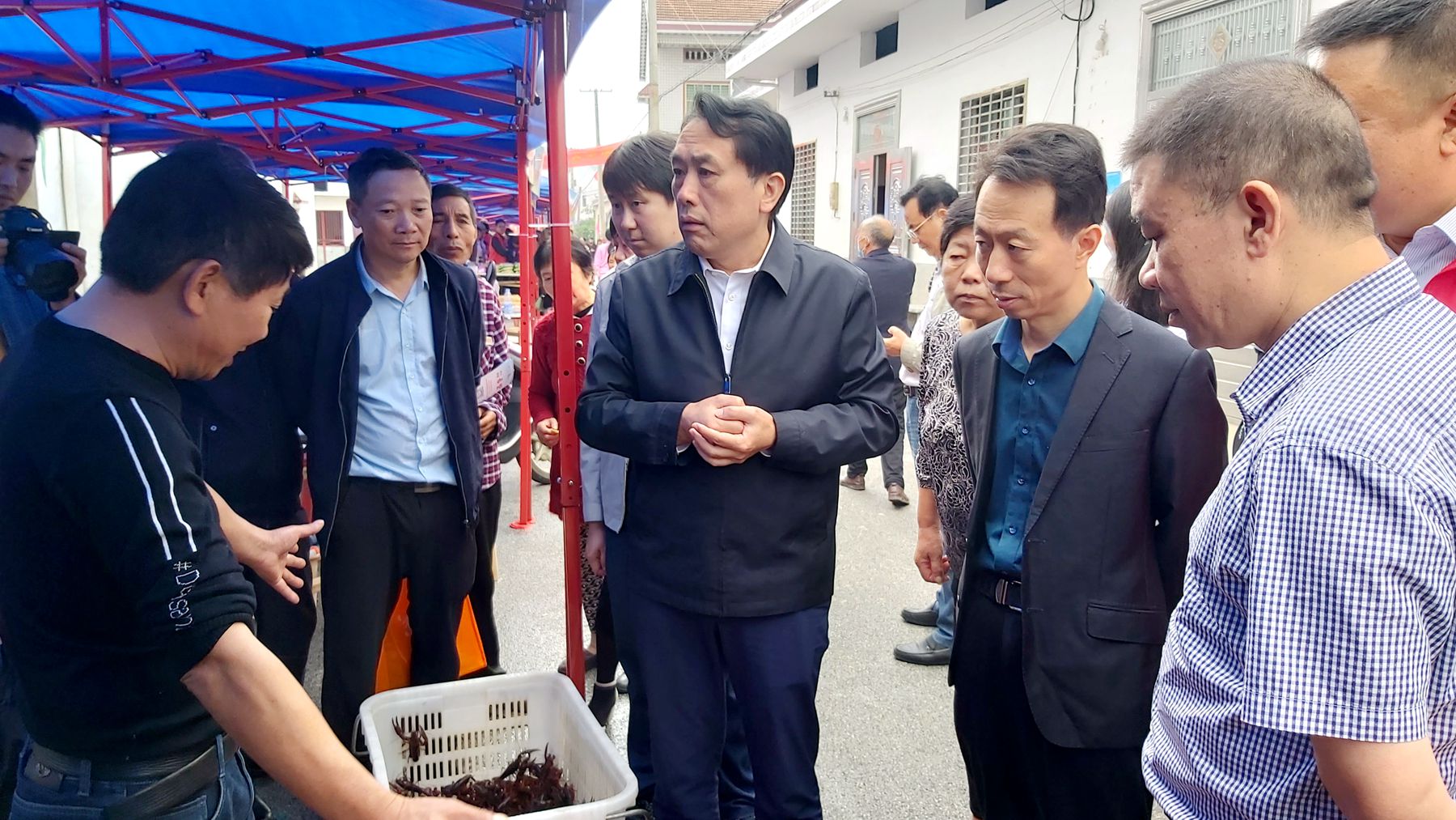 县委书记康月林调研指导农民丰收节活动