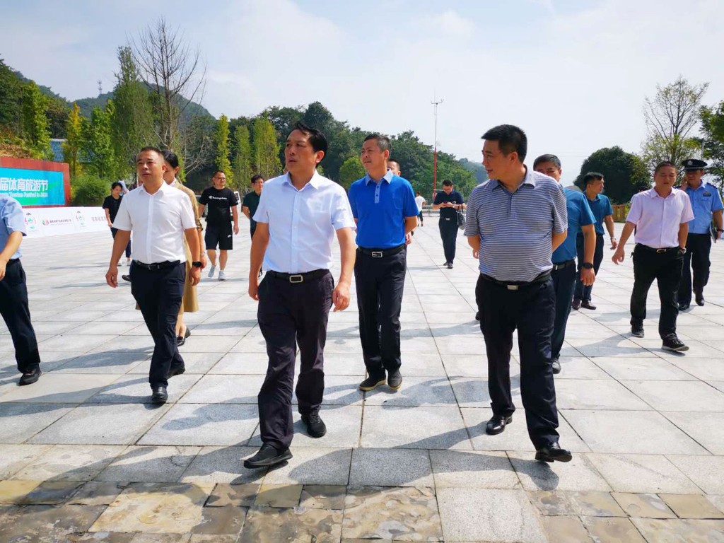 康月林调研2020湖南省第四届体育旅游节筹备工作