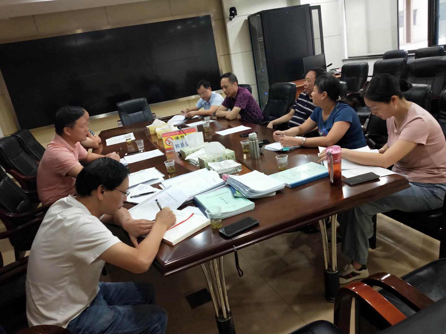 省水利厅来攸检查水土保持监督管理工作