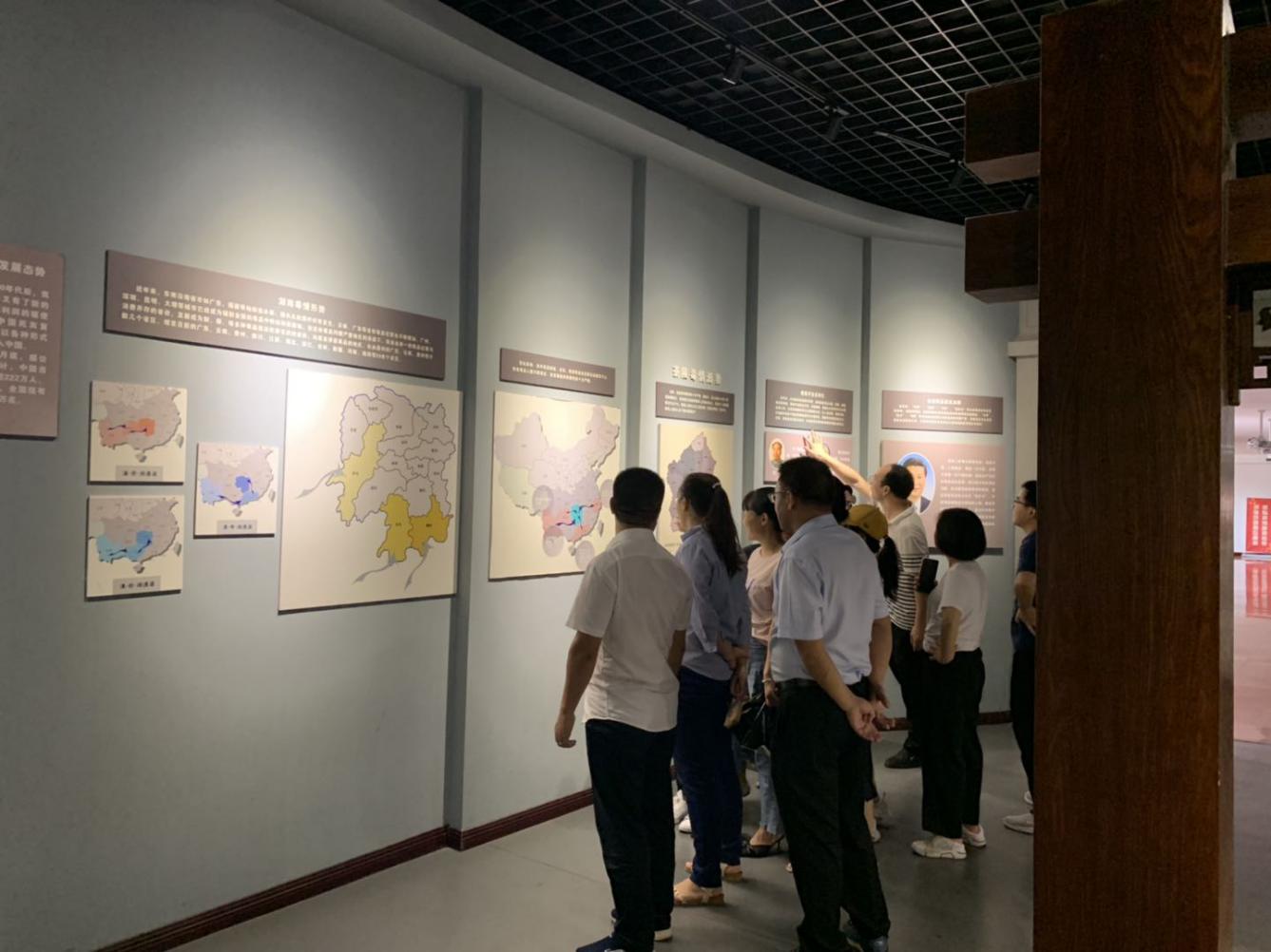株洲市生态环境局茶陵分局组织干部职工参观县禁毒教育基地