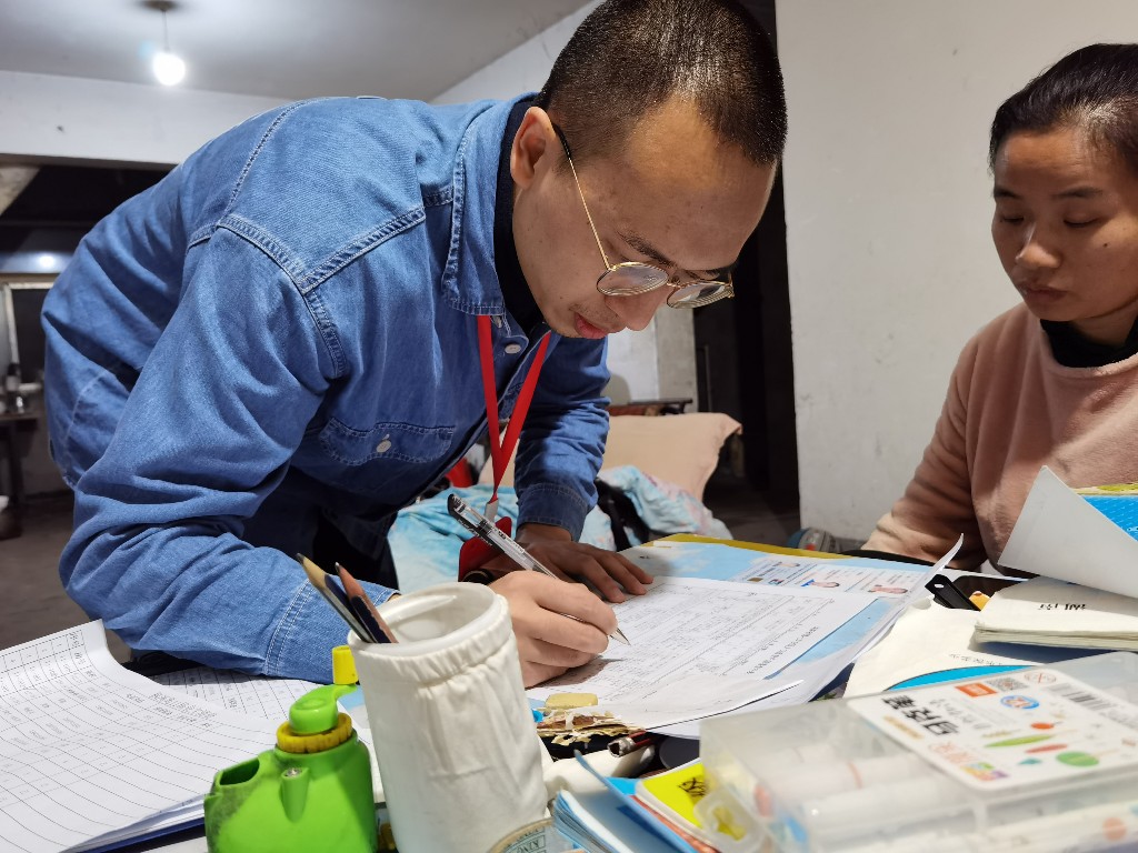 芦淞区组织青年干部支援人口普查摸底导入工作