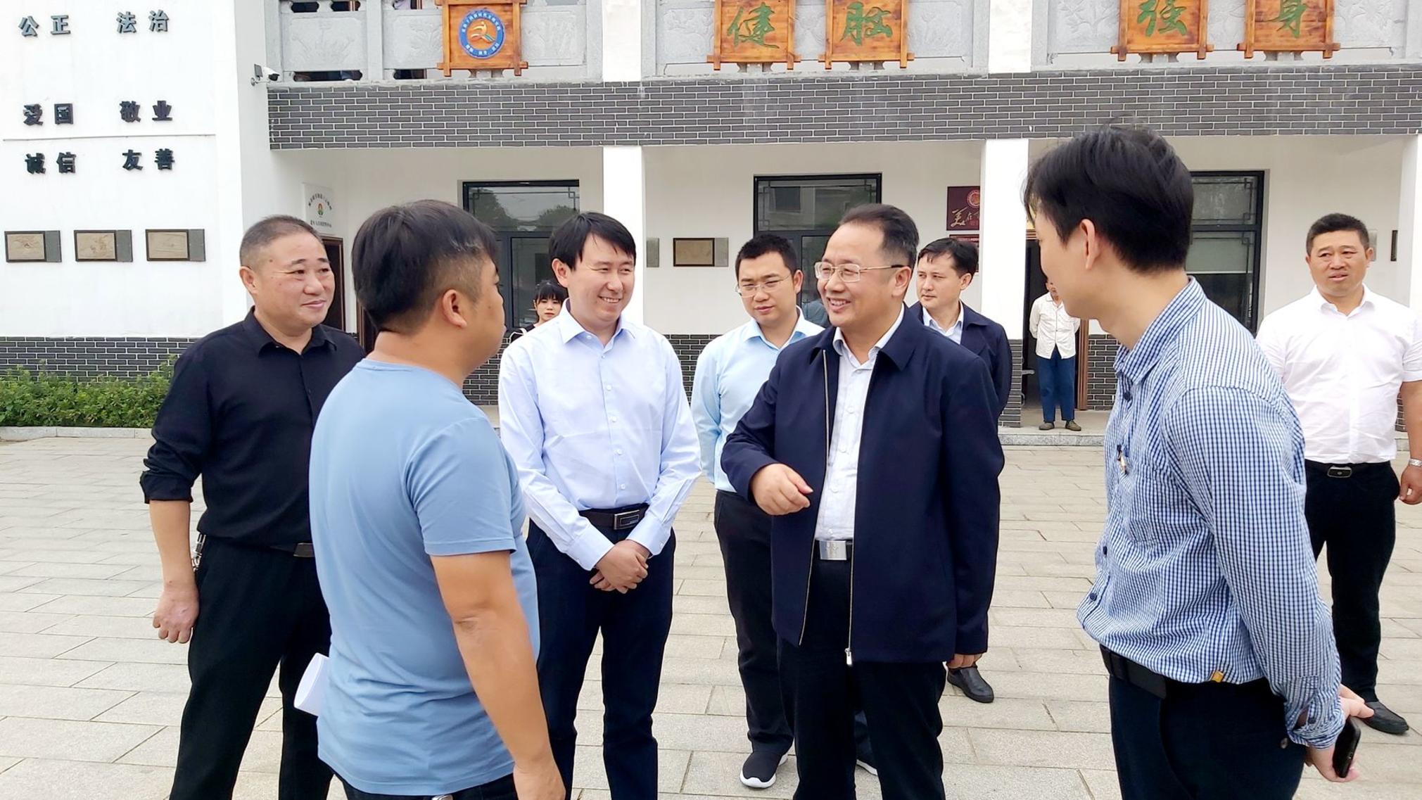 聂方红来攸调研园区企业发展和新时代文明实践工作