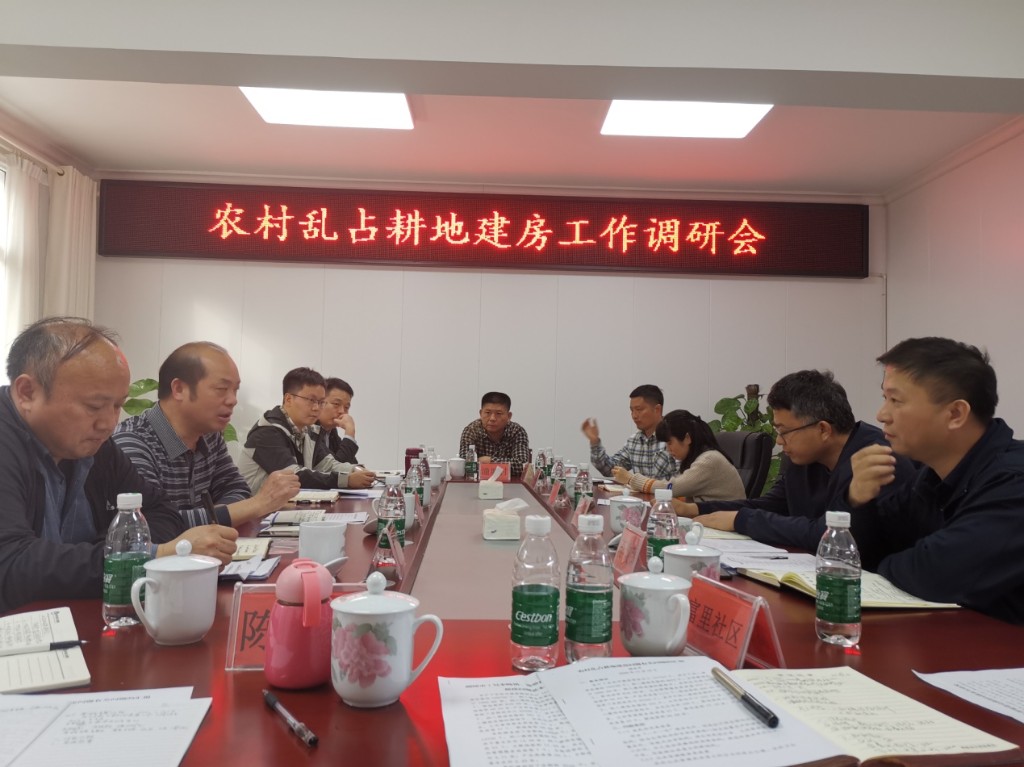 我市开展农村乱占耕地建房工作调研