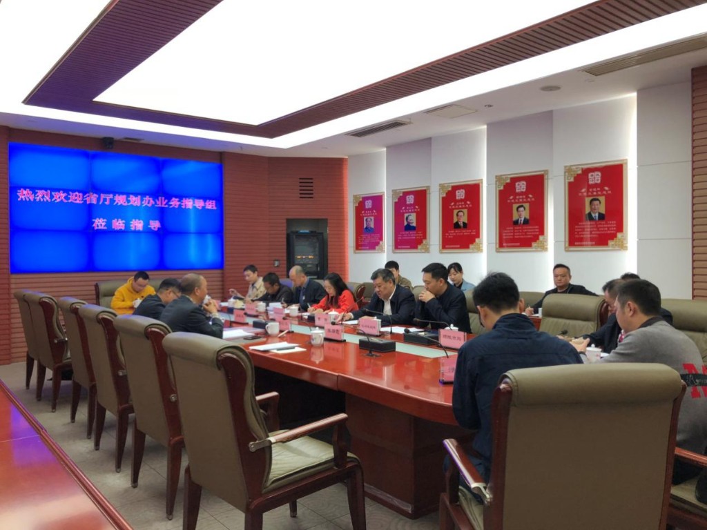 省自然资源厅国土空间规划办来我市开展第一轮国土空间规划工作督导