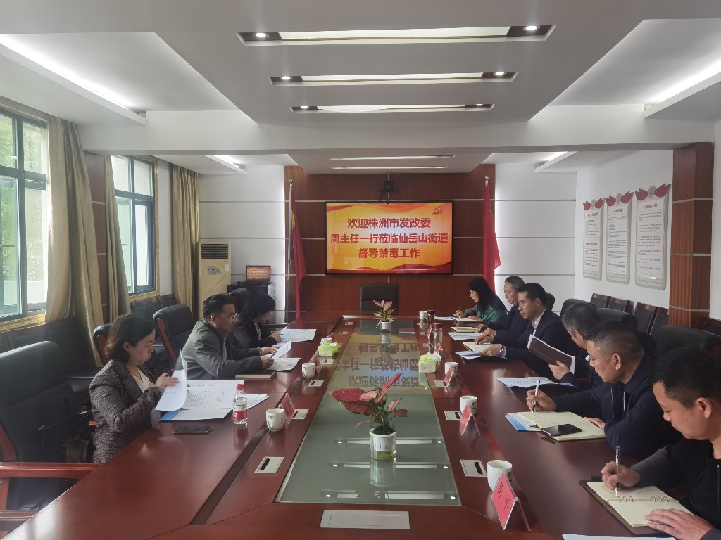 市发改委深入醴陵仙岳山街道开展禁毒工作联点督导