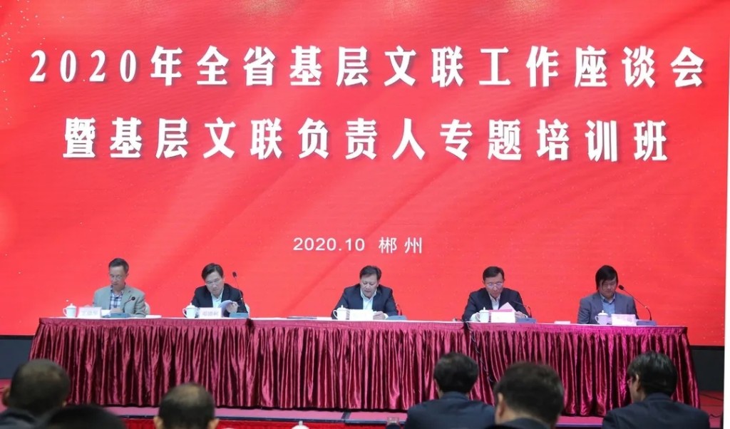 荷塘区文联参加2020年湖南省基层文联工作会议并作工作经验交流发言