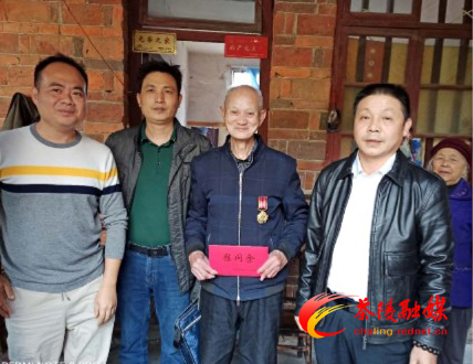 茶陵：向抗美援朝在乡复原老军人颁发“中国人民志愿军抗美援朝出国作战70周年”纪念章